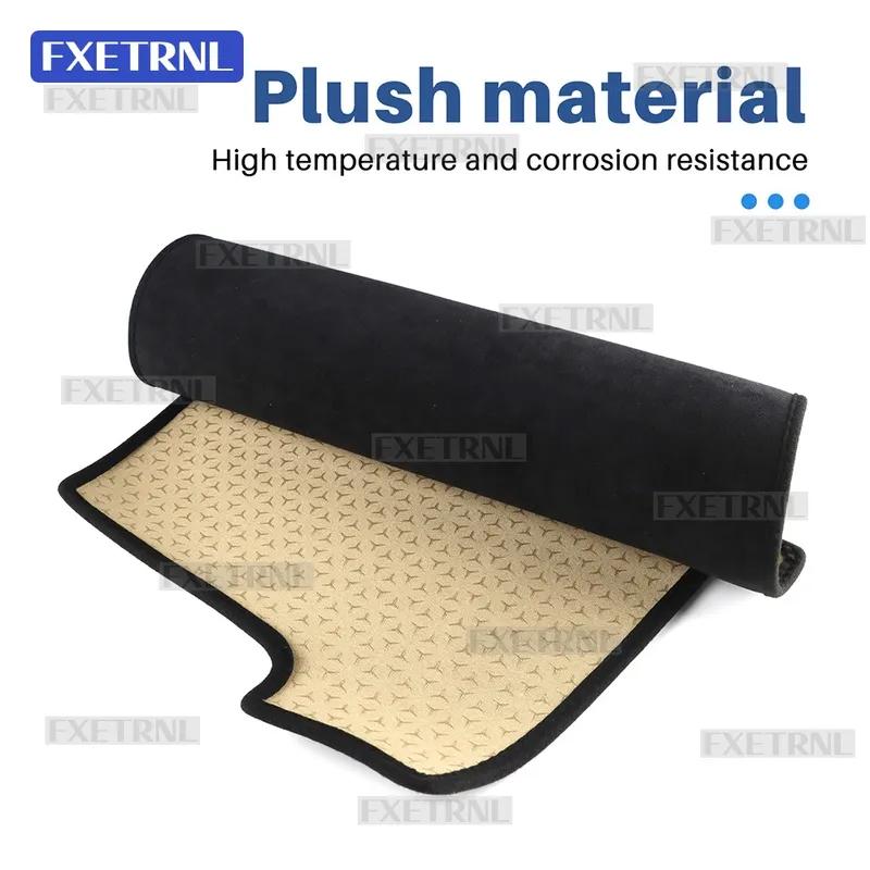 Für BMW 5er G60 2024 2025 2026 Armaturenbrettabdeckung Premium Flanellmatte Vermeiden Sie Lichtmatte Anti-UV-Hülle Teppich Sonnenschutz Anti-Rutsch