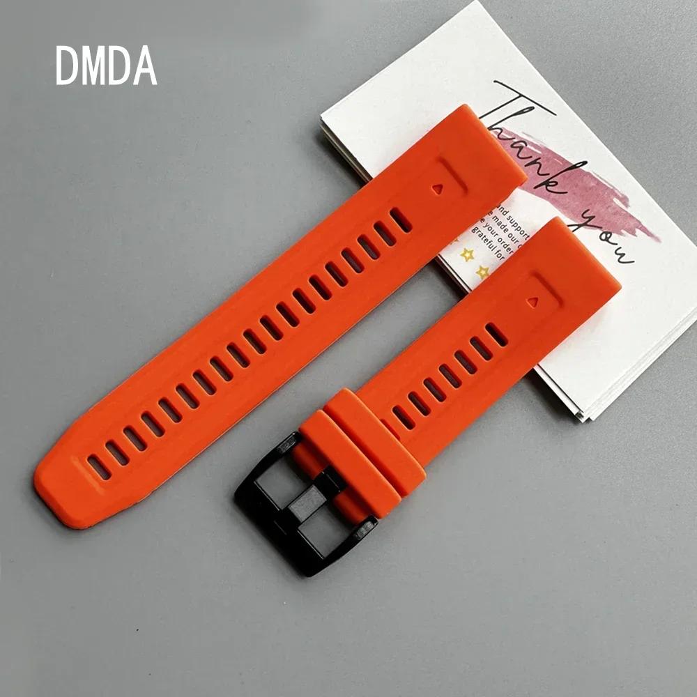 QuickFit 22mm 26mm Watch Strap For Garmin Fenix 7X 7 Solar/6X 6 Pro 5 5X Plus 3 3HR/Epix/MARQ Smartwatch Band Silicone Bracelet