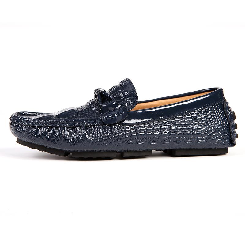 Neue Herren Slipper Echtes Leder Weiß Lässige Autofahrschuhe Herren Flats Luxus Loafer Herrenschuhe Marke Herren Slipper Flats Männlich