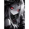 Fantasy Magical World Gothic Cool and Cute Character Aesthetics Anime Girl Canvas Painting Art for Wall Manga Game Room Decor