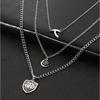 Fashion Layered European and American Necklace Badge Pendant Ornaments