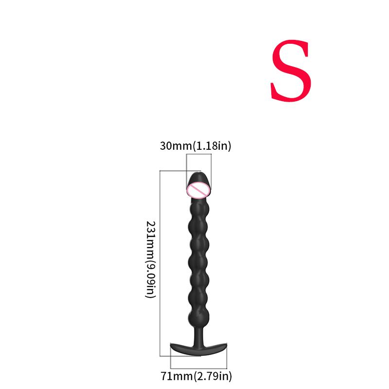 Extra-long Anal Dildo Butt Plug Prostate Massager Adult Gay Anal Beads Deeper Stimulation G-spot Clitoral Sex Toys for Men Women
