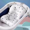 Baby Badewannenkissen Verstellbare Badestützsitzmatte Duschkissen Neugeborenes Faltbarer Babybadesitz Schwimmende Sicherheitswasserauflage