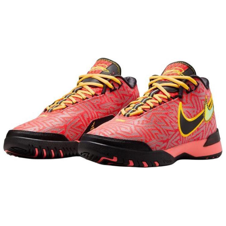 New Nike Anti Slip Wear Resistant Mid Top Basketball Shoes Men's Red HF0711-600
