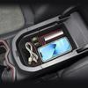 Coleya Toyota New RAV4 50 Series Console Storage Box Console Tray Center Box Tray with Rubber Specially Designed for Your Convenient Coin Car