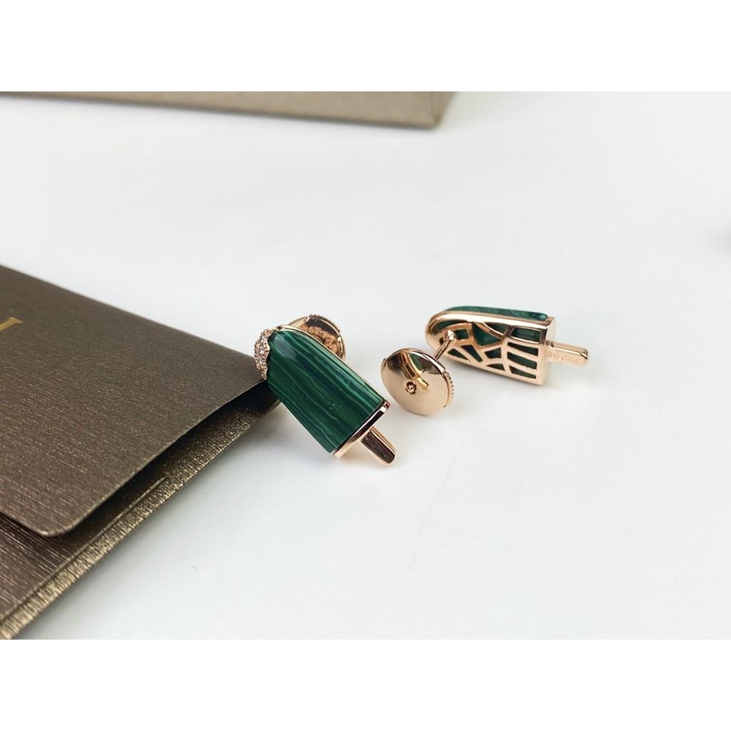 Ice Cream Earrings, Ice Cream Sticks, Top-notch Imported Diamond Earrings, Peacock   Lifelike and Finely Cut with Elegant Design