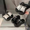 Women Flats Platform Slippers Summer Shoes Casual Open Toe Sandals 2025 New Slingback Shoes Woman Trend Zapatos De Mujer
