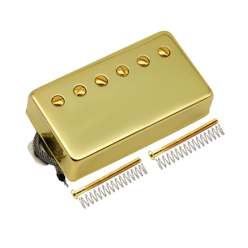 FLEOR 1pc Alnico 5 Pickup Guitar Humbucker Pickup for LP Guitar, Neck or Bridge,Chrome /Gold/Black