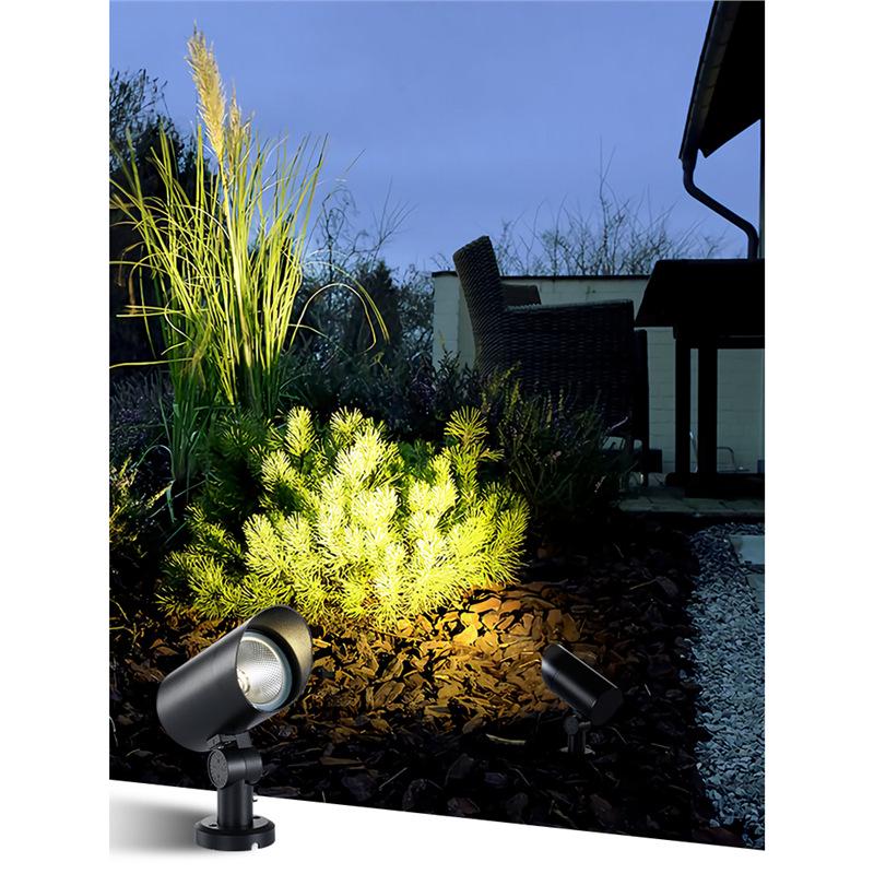 Waterproof Outdoor LED Spotlight for Trees and Gardens - Landscape Lawn Light with Ground Stake, 24V Floodlight
