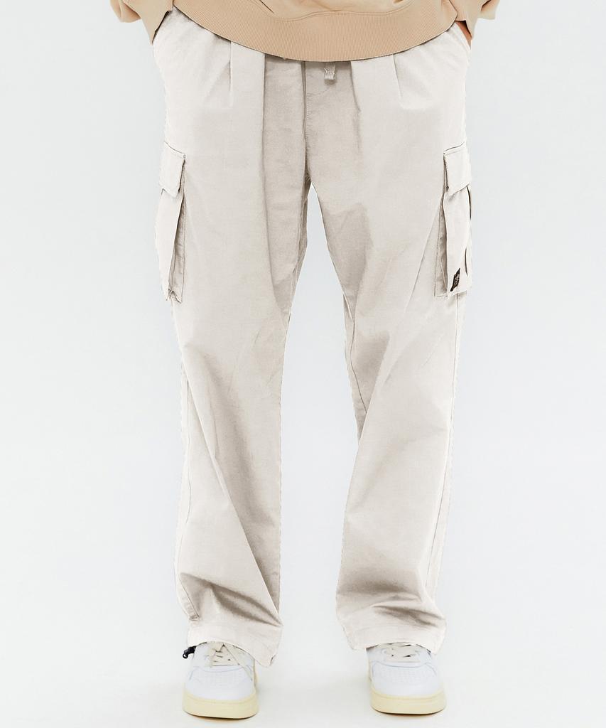 KULTE Wide Cargo Pants Stone