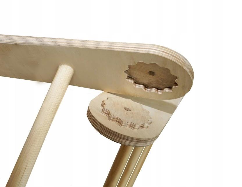 Ladder L Montessori Wood Varnish Platform Hit