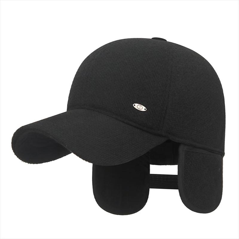 Men's Warm Winter Baseball Cap with Ear Protection