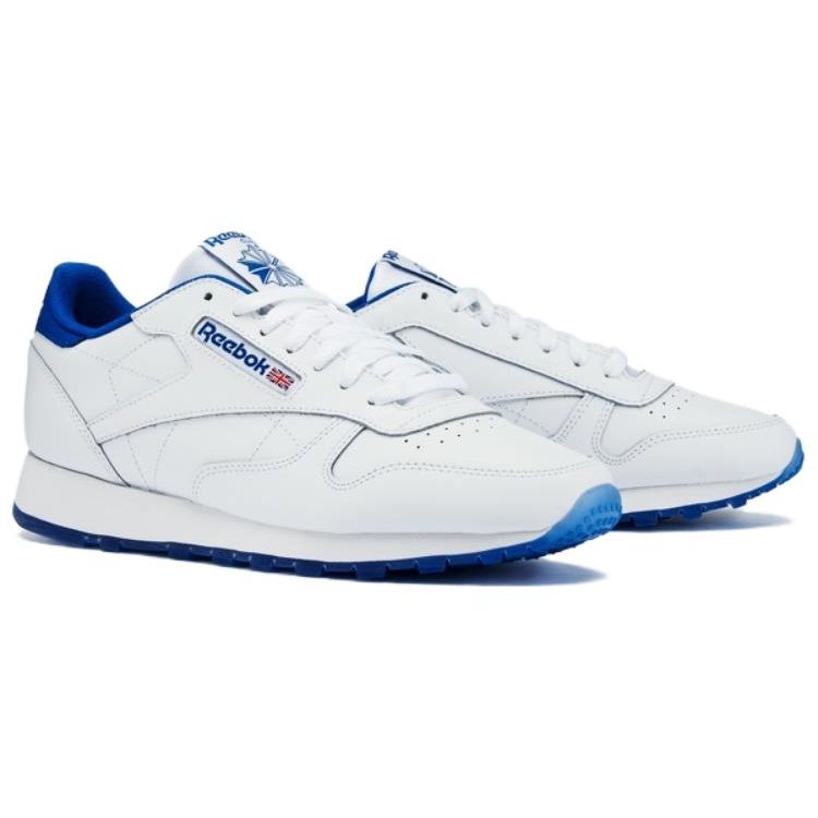 Reebok Classic Leather Spliced Retro Low-Top Casual Running Shoes Unisex Sneaker White 100033915