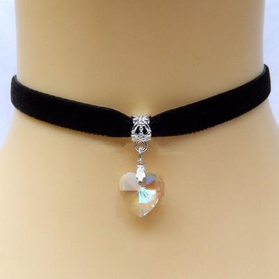 Choker Necklaces Adjustable Chic Faux Leather Vintage Gothic Style Velvet Choker for Women