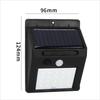 Solar Motion Sensor Triangular Wall Light