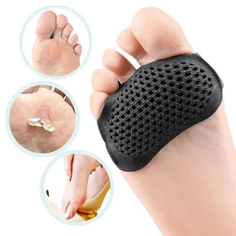 2-8Pcs Ilicone Metatarsal Pads Toe Separator Pain Relief Foot Pads Orthotics Foot Massage Insoles Forefoot Socks Foot Care Tool