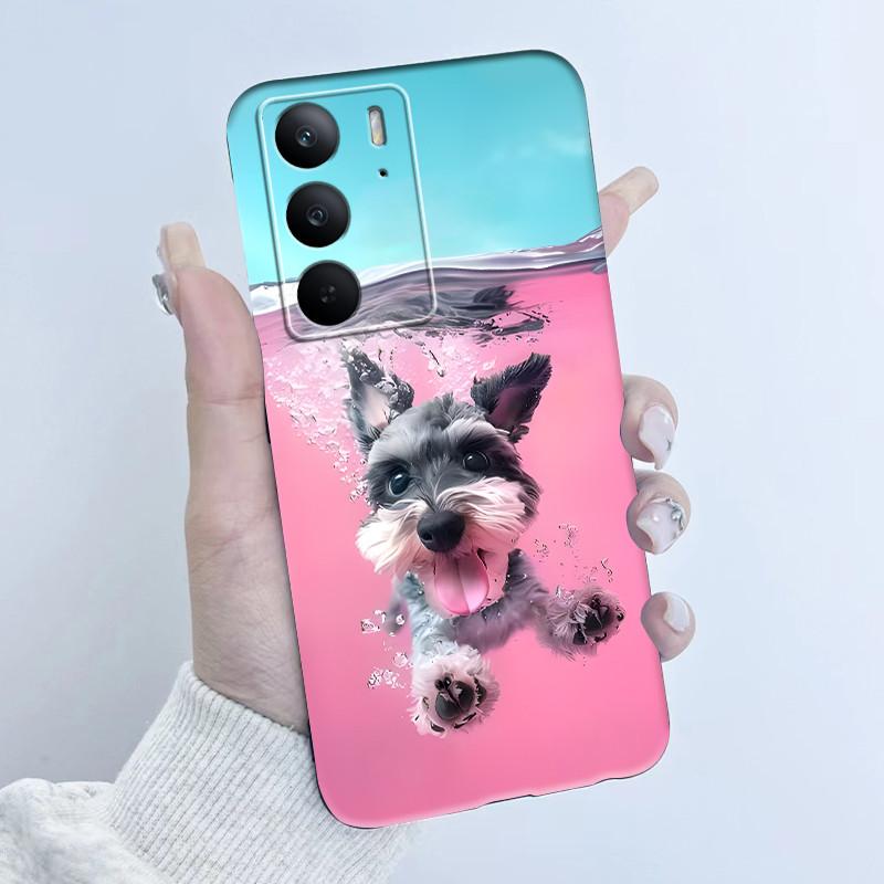 For Realme C75 Case Cute Cartoon Panda Soft Silicone Cases For Realme C 75 C75 C75x RealmeC75 4G Cover Bumper 6.72" ShockProof
