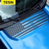 TESIN PVC Front Motorhaube Dekoration Abdeckung Aufkleber Trim für Ford Bronco 2022 2023 Up Außen Zubehör Auto