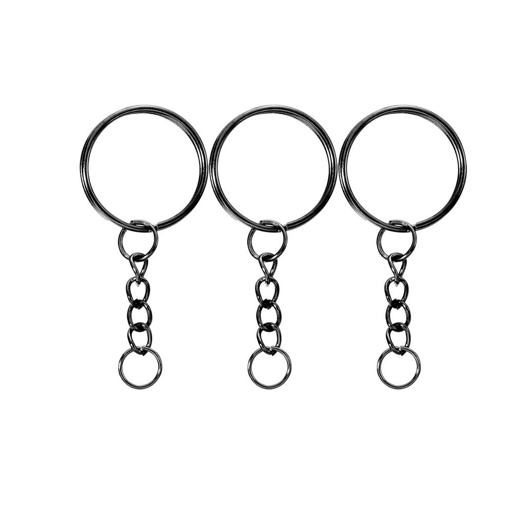 

20/50Pcs Key Ring Key Chain Round Split Keyfob Keyrings With Jump Ring For Keychain Pendants DIY Jewelry Making Accessories 25mm x 20Pcs