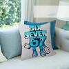 Cartoon Sechs Sieben Kissen Kissenbezug Kissenbezug Wohnzimmer Sofa Heimdeko Individuell