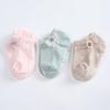 3 Pairs/lot Spring Baby Solid Color Cotton Socks Infant Floor Socks Children Girls Soft Anti-slip Boat Socks  0-5 Years