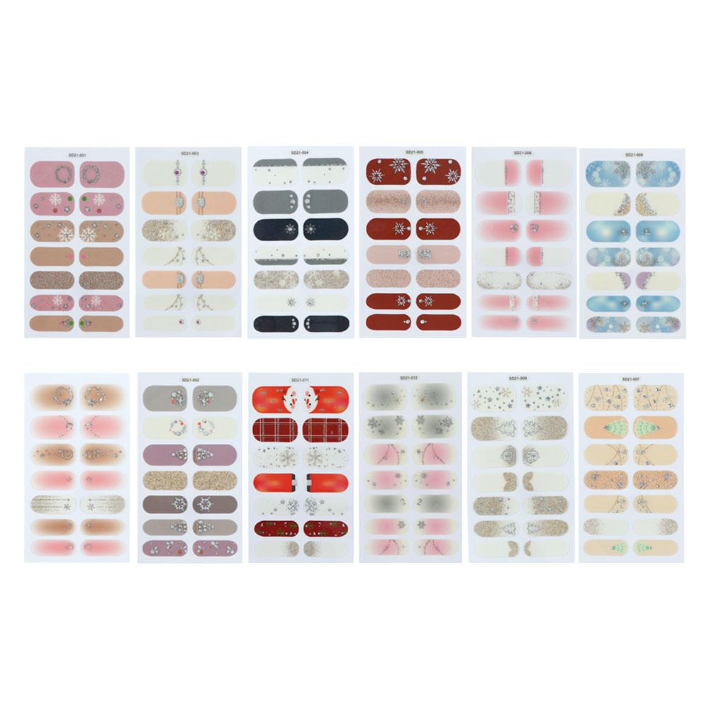 

Украшения для дизайна ногтей Полное покрытие Обертывания для ногтей 3D наклейки для дизайна ногтей Клейкие наклейки для ногтей Полоски для ногтей