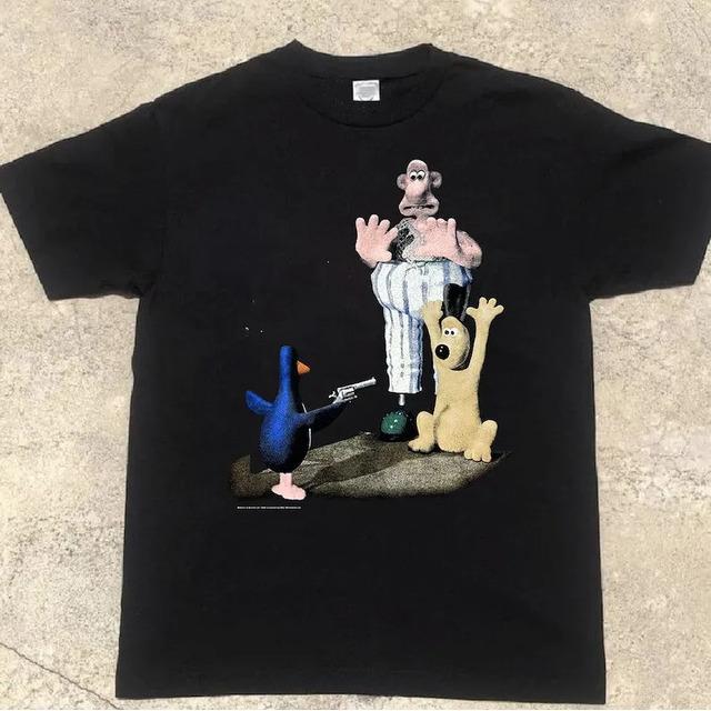 Wallace And Gromit Penguin Gun T-Shirt XL