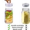 4 piezas de Pesos de Fermentación de Vidrio para Tarros Mason de Boca Ancha, Piedras para Encurtidos para Kimchi, Chucrut, Fermentación de Verduras y Conservas