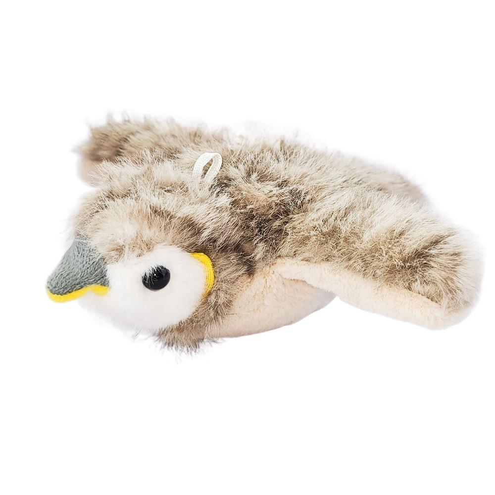 Electronic Flapping Bird Cat Toy USB Vivid Chirping Interactive Cat Touch-Activated Hangable Pet Simulation Sparrow Toy