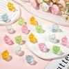 5/10Pcs Luminous Mini Resin Cat Figures Glow In The Dark Cats Animals Tiny Ornaments For Diy Fairy Garden Glass Container