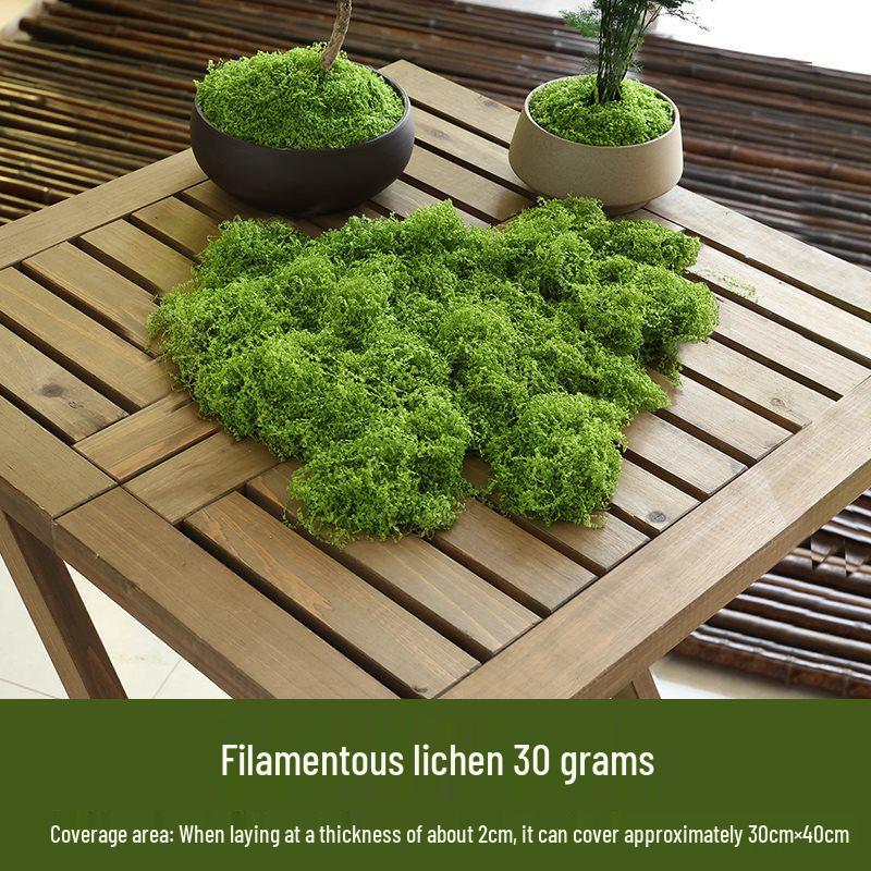Bionic Artificial Moss Turf Micro Landscape Ornaments for Bonsai and Potted Plant Landscaping