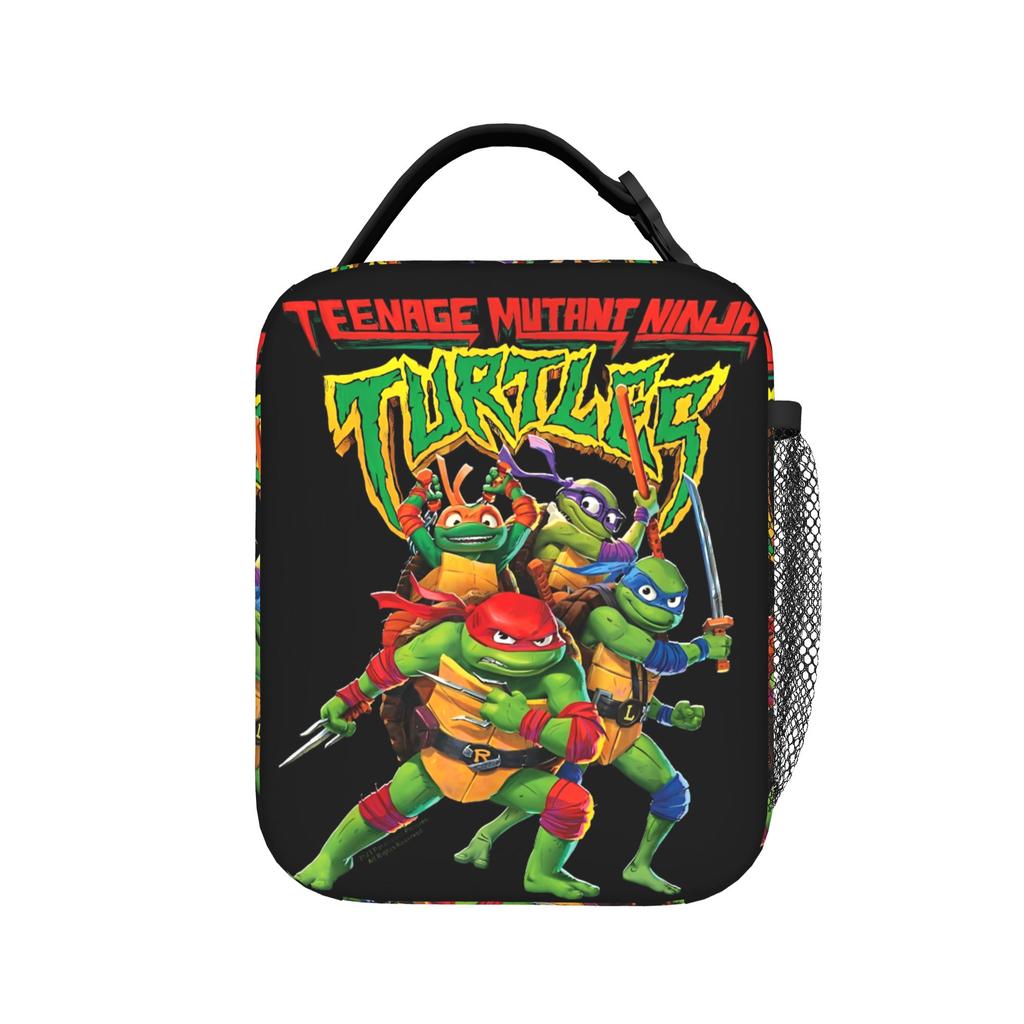 Donatello Raphael Michelangelo Leonardo Insulated Lunch Bag Lunch Container Ninja Turtles Tote Lunch Box Food Storage Bags