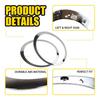 1 Pair Chrome Headlight Trim Ring Bezel Cover For Mini Cooper R55 R56 2007-2015