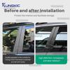 For Subaru Forester 2025 2026 2027 B C Pillars Sticker LHD RHD Car Carbon Fiber Pattern Style Trim TPU Material
