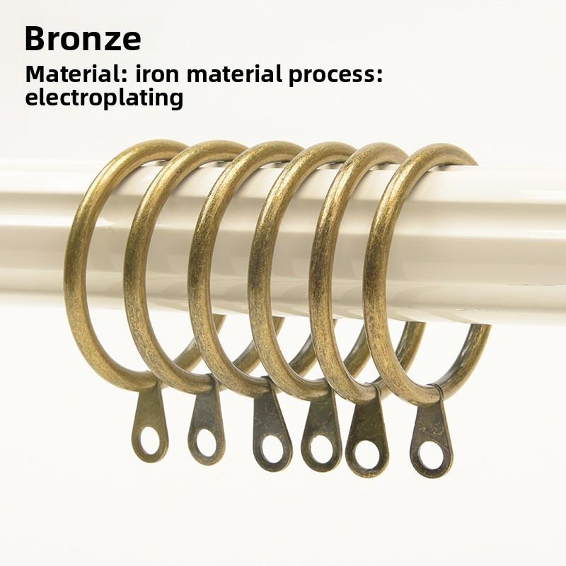 Modern Minimalist Iron Curtain Hook Rings For Home Decor And Window Treatment