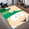 Kyle South Park Flannel Printed Carpet, Home Sofa Decoration for Living Room & Bedroom, Non‑Slip Play Flannel Floor Mat for Game Room