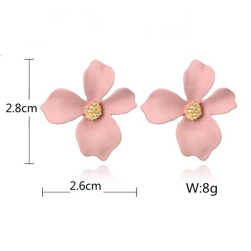 Korean Cute Small Flower Stud Earrings For Women Sweet Statement Earring Girl Brincos Jewelry Giftswelry