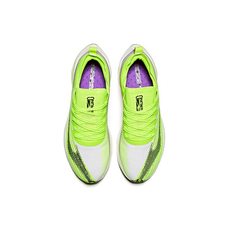 Hongxing Erke Soft Comfortable Shock Absorbing Non-Slip Wear-Resistant Rebound Low-Top Casual Running Shoes Men Sneakers Lime-Green 91122303584-503