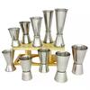 304 Stainless Steel Double-Ended Cocktail Measuring Cup (15/30ml Oz) With Rolled Edge 30/60ml Measuring Glass