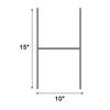 2024 Yard Sign With H-Stakes - Double Sided 18x12 Inch , Placard Voted For Signs Triggering Signs Decoration Outdoor Yard
