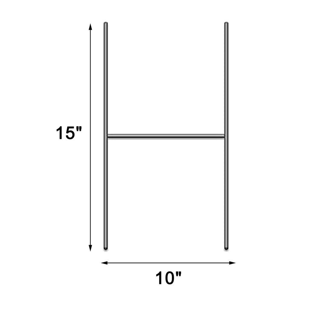 2024 Yard Sign With H-Stakes - Double Sided 18x12 Inch , Placard Voted For Signs Triggering Signs Decoration Outdoor Yard