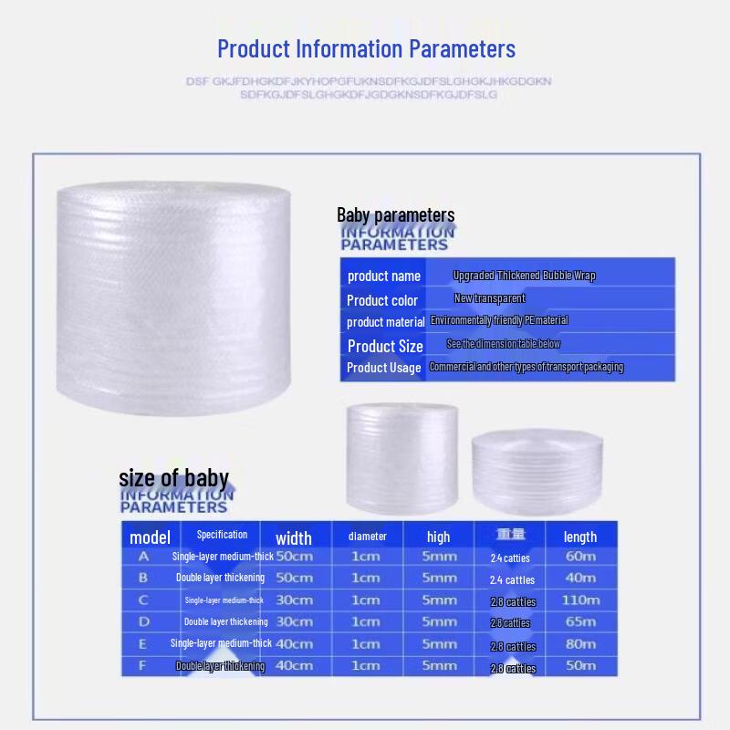 Heavy Duty Double Layer Bubble Wrap