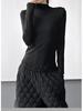 French Style Women's Luxury Knit Base Layer: 2025 Slim-Fit Long-Sleeve Top for Winter