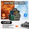 18L Tactical Lunch Box For Men Expandable Heavy Duty Insulated Cooler Bag Leakproof Thermal Bag Work Camping Outdoor Picnic