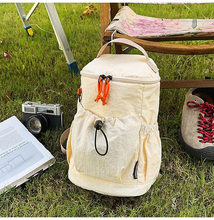 Nylon Backpack Women's New Waterproof and Lightweight Outdoor Leisure Travel Versatile Large-capacity Small Schoolbag