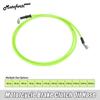 Motoforti Universal 40cm Motorcycle Brake Clutch Oil Hose Line Pipe Green Hydraulic Reinforced Stainless Steel Braided Hose Throttles 2