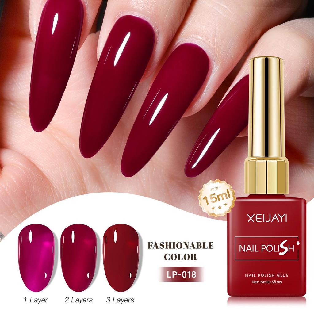 Vibrant Colored Square Bottle Nail Gel Polish - Internet Favorite for Highly Pigmented Nail Art