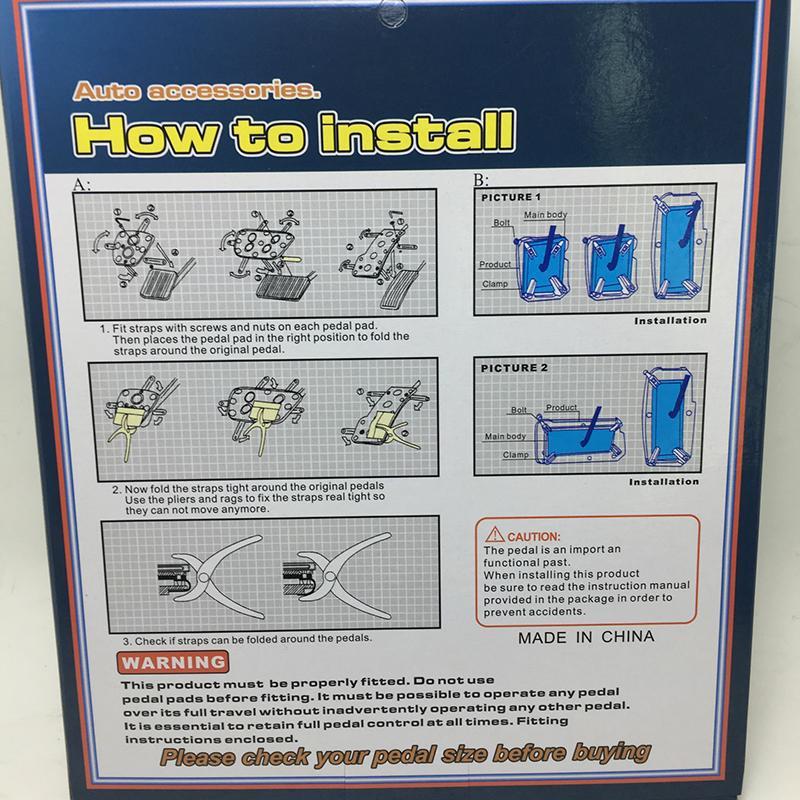 Anti Pedal Skid For Car Accessories Set Automobile Car Throttle Foot Pedal