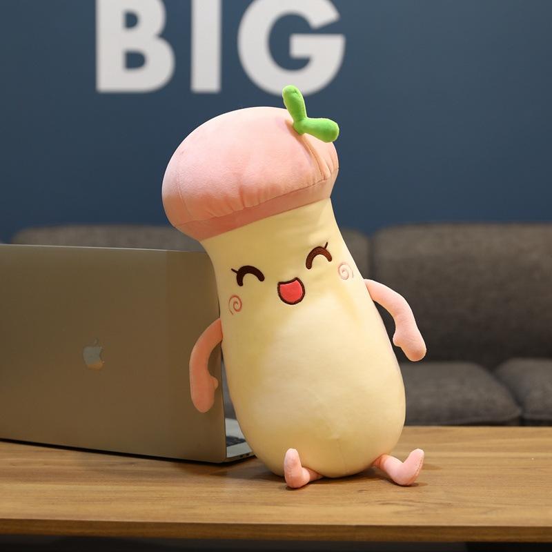 

Elastic Pleurotus Eryngii Hugging Pillow Plush Toy Soft Quick Rebound 5080cm 50cm/19.7in розовый