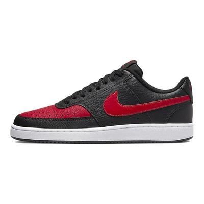 Court Vision Low Bred Erkek Spor Ayakkabı Siyah Üniversite-Kırmızı Beyaz DV6488-001